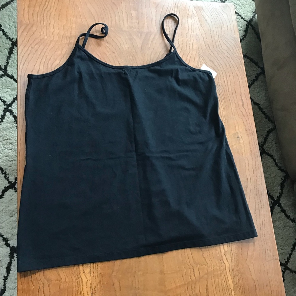 Black tank top